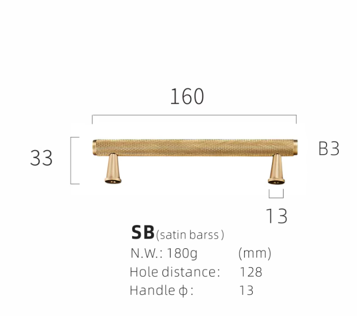 Indoor handle Textured Touch