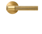 Knurled Brass Lever Handle