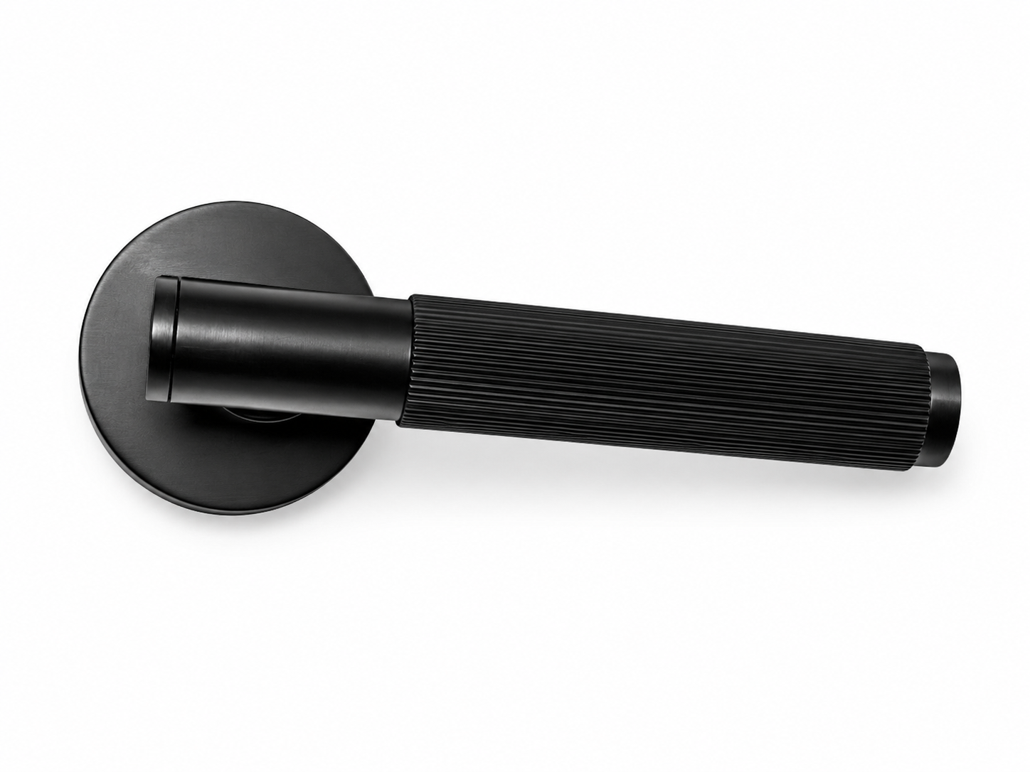 Knurled Straight Cut Lever Handle