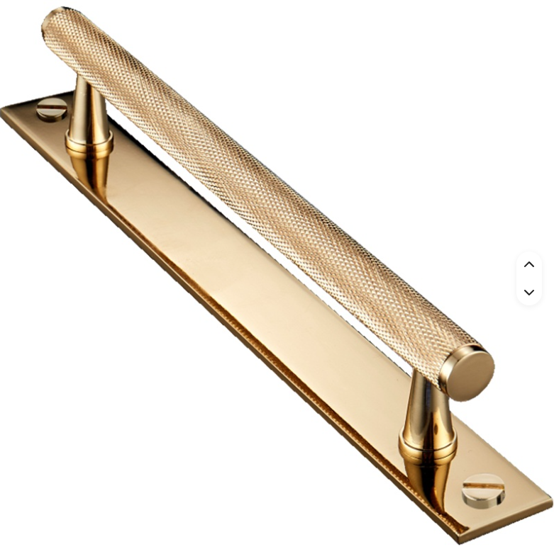 Indoor Textured Handle with Backing Plate