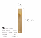 Indoor Handle Solid Plate
