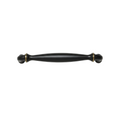 Solid lever door handle in gold finish