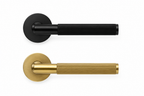 Knurled Straight Cut Lever Handle